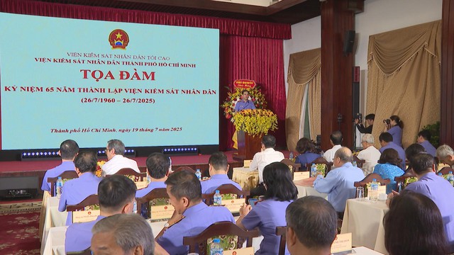 Tọa đàm kỷ niệm 65 năm thành lập Viện kiểm sát nhân dân tại TP.HCM - Ảnh 1.