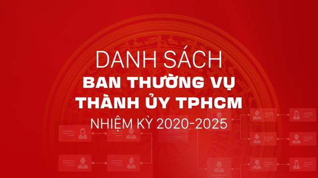 Danh sách Ban Thường vụ Thành ủy TP.HCM nhiệm kỳ 2020 - 2025 - Ảnh 1.