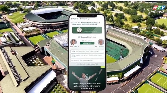 AI hỗ trợ trải nghiệm thưởng thức Wimbledon - Ảnh 1.