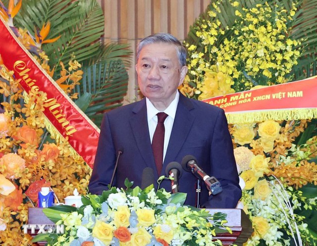 Tổng Bí thư Tô Lâm dự Lễ kỷ niệm 65 năm Ngày truyền thống ngành Kiểm sát nhân dân - Ảnh 5.