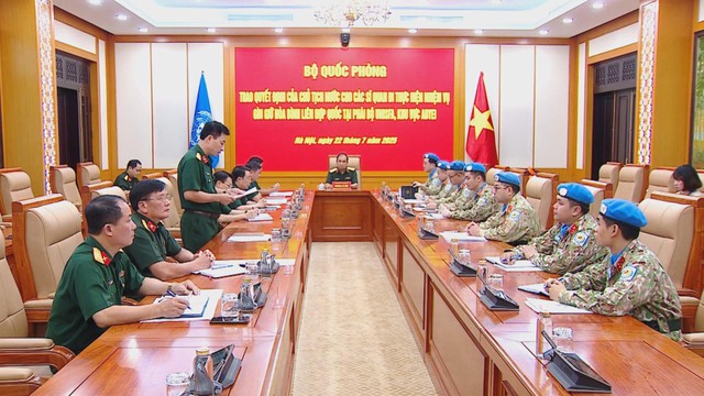 Việt Nam cử thêm sĩ quan tham gia gìn giữ hòa bình Liên Hợp Quốc tại phái bộ UNISFA - Ảnh 1.