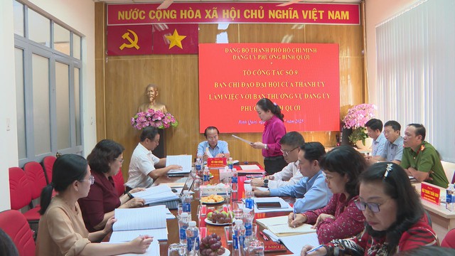 TP.HCM: Kiểm tra công tác chuẩn bị Đại hội Đảng bộ cơ sở nhiệm kỳ 2025–2030 tại phường Bình Quới và phường Thạnh Mỹ Tây - Ảnh 2.