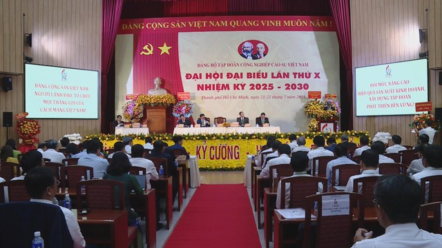 Đại hội Đảng bộ Tập đoàn Công nghiệp Cao su Việt Nam lần thứ X: Giữ vững đoàn kết, phát huy sức mạnh nội lực - Ảnh 1.