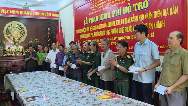 TP.HCM hỗ trợ kinh phí cho thương, bệnh binh nhân kỷ niệm 78 năm Ngày Thương binh Liệt sĩ - Ảnh 3.