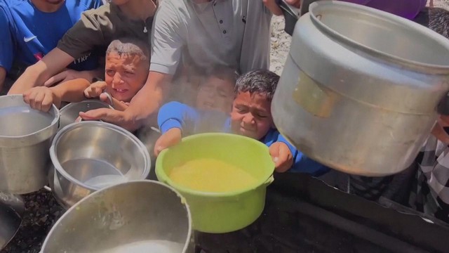 Nạn đói hoành hành ở dải Gaza - Ảnh 2.