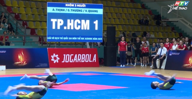TP. HCM dẫn đầu Giải vô địch trẻ quốc gia Aerobic năm 2025- Ảnh 1. TP. HCM dẫn đầu Giải vô địch trẻ quốc gia Aerobic năm 2025- Ảnh 1.