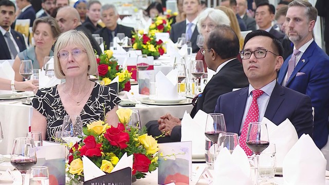 Tiệc chiêu đãi kỷ niệm 30 năm Việt Nam tham gia ASEAN: Hành trình gắn kết và đóng góp vì cộng đồng khu vực - Ảnh 3.