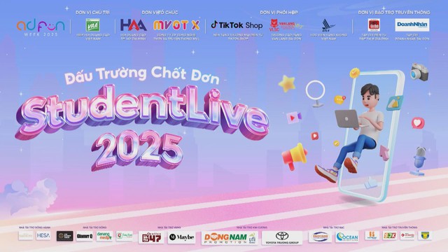Trao giải cuộc thi “Đấu trường chốt đơn – StudentLive 2025” trong khuôn khổ tuần lễ quảng cáo và giải trí Việt Nam - Ảnh 1.