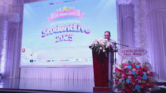 Trao giải cuộc thi “Đấu trường chốt đơn – StudentLive 2025” trong khuôn khổ tuần lễ quảng cáo và giải trí Việt Nam - Ảnh 5.