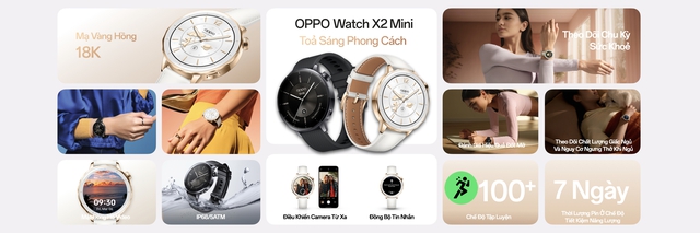 OPPO ra mắt Watch X2 và Watch X2 Mini: Định hình chuẩn mực mới cho đồng hồ thông minh cao cấp - Ảnh 6.
