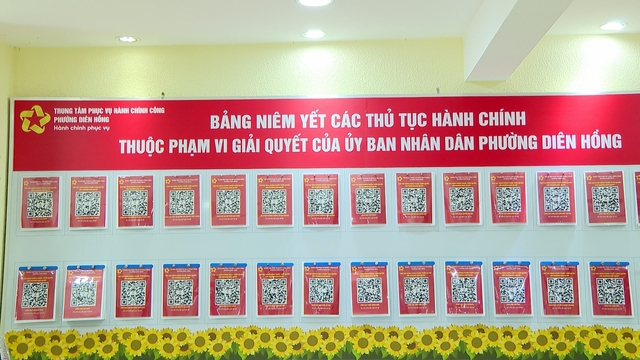 Phường Diên Hồng: Đưa Trung tâm Hành chính công hiện đại vào phục vụ người dân - Ảnh 3.