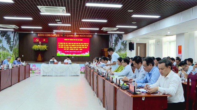 Tổ công tác số 03 làm việc với các địa phương về công tác chuẩn bị Đại hội Đảng bộ - Ảnh 3.