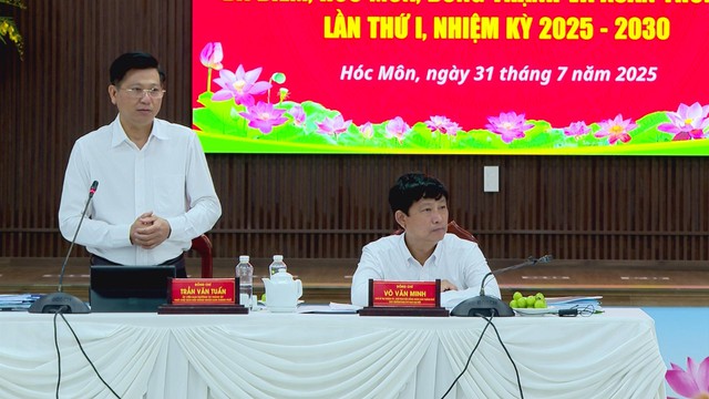 Tổ công tác số 03 làm việc với các địa phương về công tác chuẩn bị Đại hội Đảng bộ - Ảnh 4.