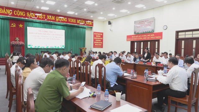 Tổ công tác 17 làm việc với Đảng ủy 6 phường về công tác chuẩn bị Đại hội Đảng bộ - Ảnh 2.