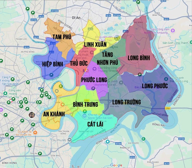TP.HCM sau sáp nhập: Nhận diện phường mới qua hình ảnh trực quan - Ảnh 17.