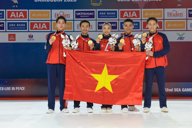 Tuyển Aerobic Việt Nam quyết tâm bảo vệ ngôi vô địch SEA Games- Ảnh 1. Tuyển Aerobic Việt Nam quyết tâm bảo vệ ngôi vô địch SEA Games- Ảnh 1.