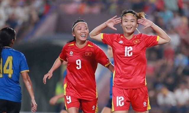 Đội tuyển bóng đá nữ Việt Nam giành vé dự vòng chung kết ASIAN Cup 2026 - Ảnh 1.