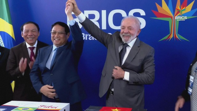 Hội nghị thượng đỉnh nhóm BRICS khai mạc ở Brazil- Ảnh 1. Hội nghị thượng đỉnh nhóm BRICS khai mạc ở Brazil- Ảnh 1.