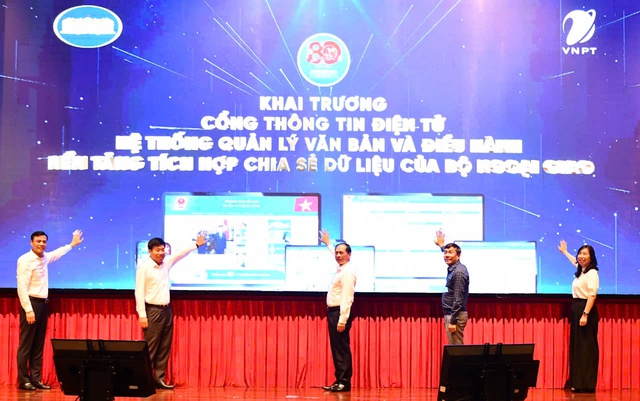 VNPT triển khai 3 phần mềm chuyển đổi số trọng yếu cho Bộ Ngoại giao - Ảnh 1.