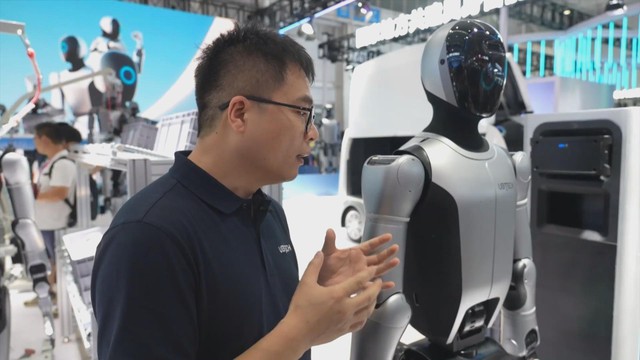 Robot hình người gây ấn tượng tại Hội nghị robot thế giới - Ảnh 4.