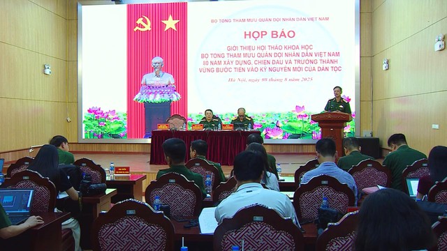 14/8: Hội thảo khoa học kỷ niệm 80 năm Bộ Tổng Tham mưu - Ảnh 1.