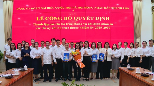 Đảng ủy Đoàn ĐBQH và HĐND TP.HCM thành lập 6 chi bộ - Ảnh 2.