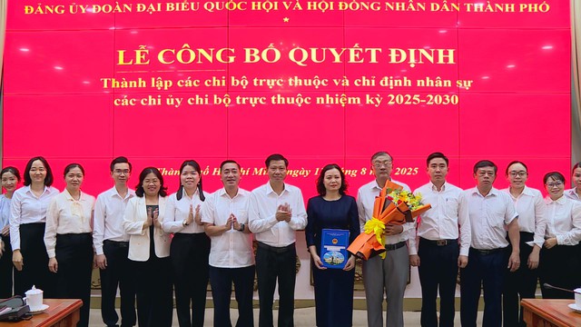 Đảng ủy Đoàn ĐBQH và HĐND TP.HCM thành lập 6 chi bộ - Ảnh 1.