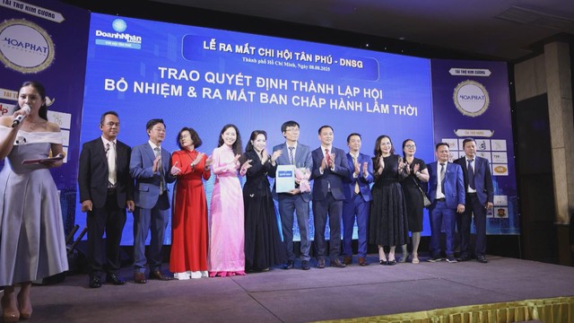 Hội Doanh nhân Sài Gòn ra mắt Chi hội Tân Phú: Mở ra cơ hội phát triển bền vững cho doanh nghiệp địa phương - Ảnh 2.