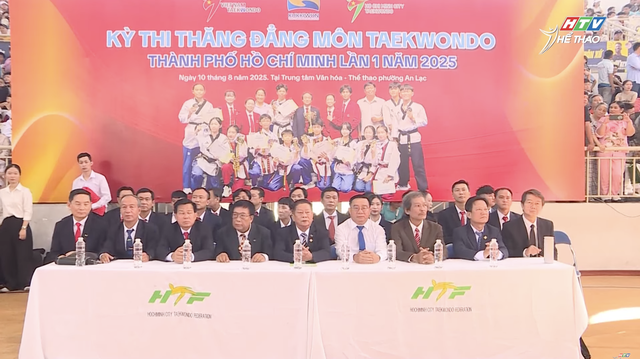 Hơn 75% thí sinh vượt qua kỳ thi thăng đẳng Taekwondo TP.HCM lần 1 - 2025 - Ảnh 3.