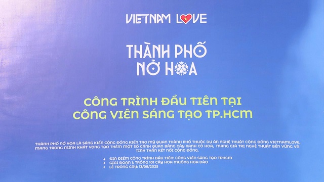Khởi động dự án "Thành phố nở hoa" - Hành trình kiến tạo xanh- Ảnh 1.