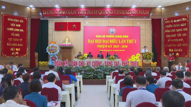 ĐẠI HỘI ĐẠI BIỂU ĐẢNG BỘ PHƯỜNG CHÁNH HƯNG LẦN THỨ 01, NHIỆM KỲ 2025-2030 - Ảnh 1.