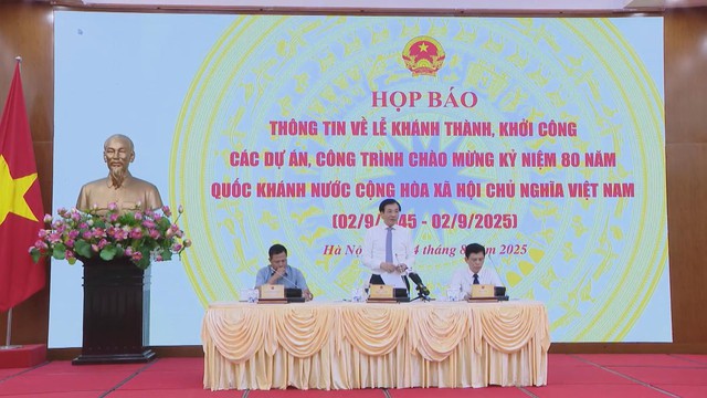 Sẽ khánh thành, khởi công 250 dự án chào mừng kỷ niệm 80 năm Quốc khánh - Ảnh 1.