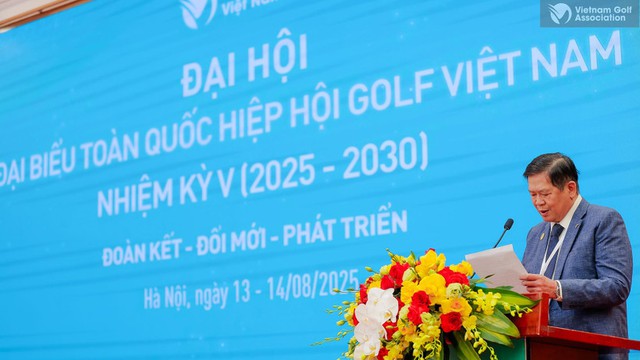 Đại hội Hiệp hội golf Việt Nam nhiệm kỳ V (2025-2030) - Ảnh 1.