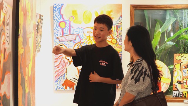 triển lãm "Giấc mơ mang tên mình": Thế giới hội họa của tài năng 13 tuổi Phạm Hải Nguyên - Ảnh 5.