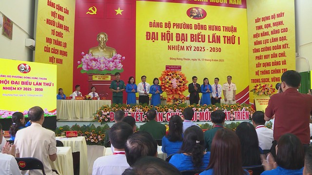 Đại hội đại biểu Đảng bộ phường Đông Hưng Thuận lần thứ I, nhiệm kỳ 2025 – 2030 - Ảnh 3.