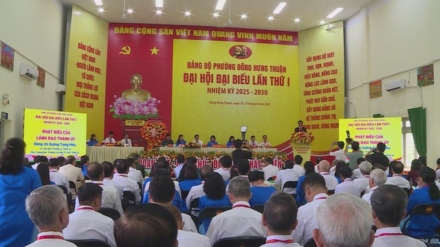 Đại hội đại biểu Đảng bộ phường Đông Hưng Thuận lần thứ I, nhiệm kỳ 2025 – 2030 - Ảnh 4.