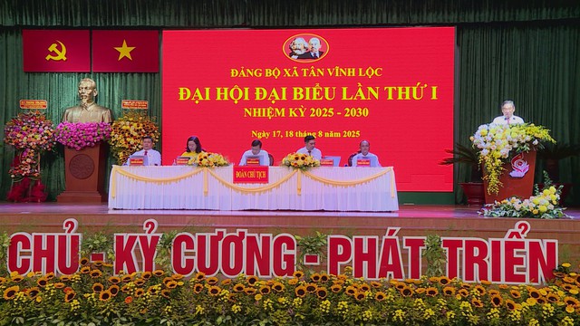 Đại hội Đảng bộ xã Tân Vĩnh Lộc lần thứ I: Bước ngoặt phát triển phía Tây TP.HCM - Ảnh 2.