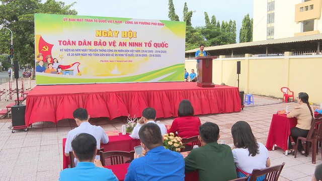 Ngày hội Toàn dân bảo vệ an ninh Tổ quốc tại phường Phú Định: Phát huy nhiều mô hình sáng tạo, thiết thực - Ảnh 2.