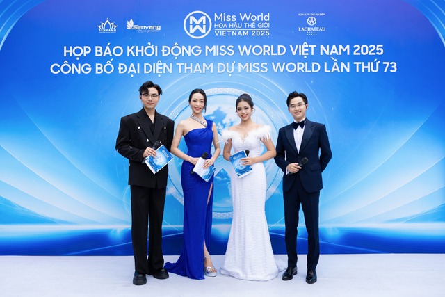 CHÀNG TRAI 1M85 ẤN TƯỢNG TRÊN THẢM ĐỎ MISS WORLD VIETNAM 2025 - Ảnh 4.