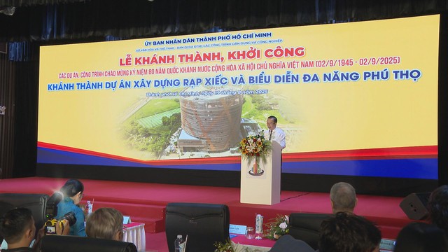 Khánh thành xây dựng công trình Rạp xiếc và Biểu diễn đa năng Phú Thọ - Ảnh 2.
