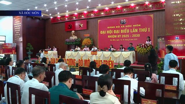 Đại hội Đại biểu Đảng bộ xã Hóc Môn lần I, nhiệm kỳ 2025-2030 - Ảnh 1.