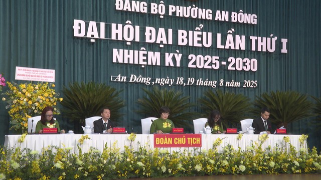 Đại hội Đảng bộ phường An Đông lần thứ 1: Khởi đầu cho nhiệm kỳ đột phá 2025-2030 - Ảnh 1.