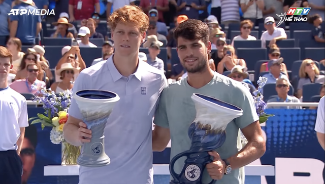 Carlos Alcaraz lần đầu tiên vô địch Master 1000 Cincinnati Open - Ảnh 4.