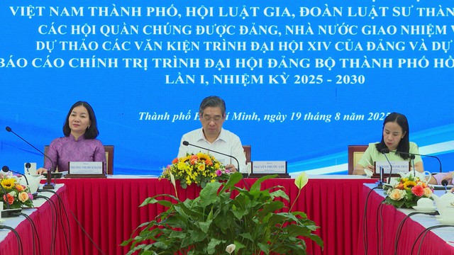 Thành ủy TP.HCM lấy ý kiến MTTQ góp ý dự thảo văn kiện Đại hội XIV Đảng - Ảnh 3.