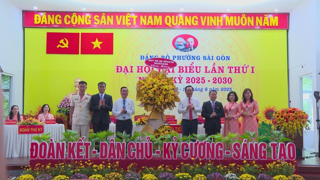 Đại hội đại biểu Đảng bộ phường Sài Gòn lần thứ I, nhiệm kỳ 2025 - 2030 - Ảnh 1.