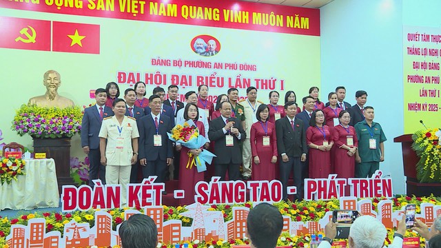 Đại hội Đảng bộ Phường An Phú Đông lần I: Đổi mới, phát triển bền vững - Ảnh 3.