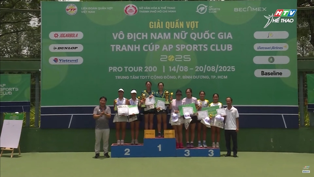 Vũ Hà Minh Đức lập cú đúp vô địch tại giải quần vợt nam nữ quốc gia - Ảnh 2.