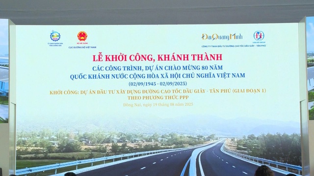 Khởi công cao tốc Dầu Giây - Tân Phú, tạo đột phá kết nối TP.HCM và Tây Nguyên - Ảnh 1.