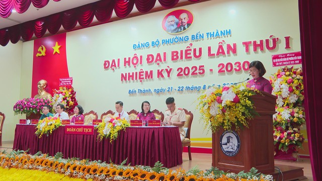 Đại hội đại biểu Đảng bộ phường Bến Thành lần thứ I, nhiệm kỳ 2025 - 2030 - Ảnh 1.