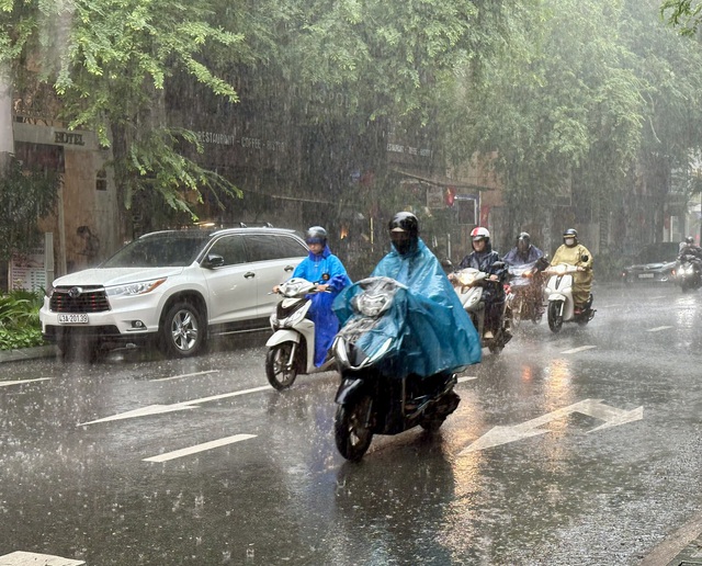 Sáng nay, TP.HCM mưa lớn diện rộng do hoàn lưu bão số 5 - Ảnh 1.